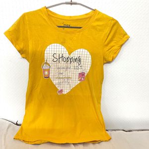 Max Yellow Graphic Tee