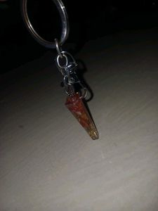 Hand made Floral Resin Keychain