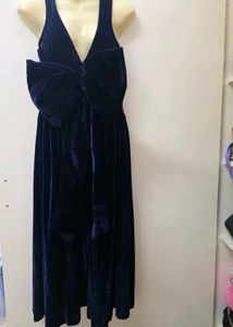 Backless With Bow Dress