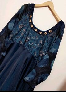 Navy Blue Dress For Girl Or Women 42 Bust