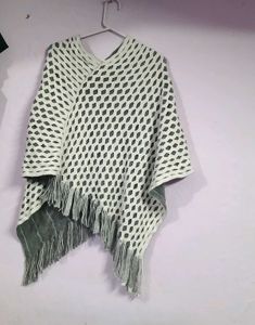Stylish Fringe Poncho
