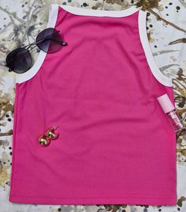 DISNEY PINK CROP TANK TOP