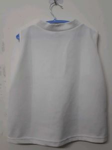 White Sleeveless Top