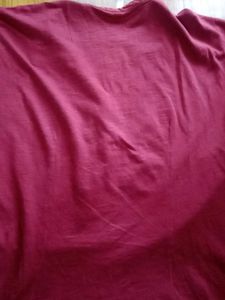 Maroon Top | Cap Sleeves