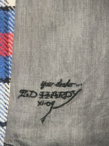 Ed hardy Mens Denim Shirt Grey