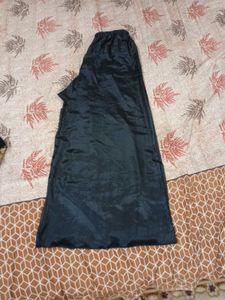 black embroidery work plazo kurti and dupatta set