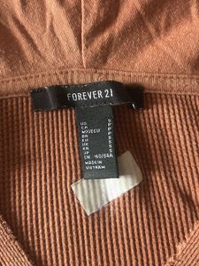 Forever 21 Hooded Crop Top