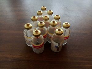 12 Empty Insulin Bottles