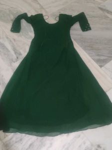 Elegant Green Ethnic Gown