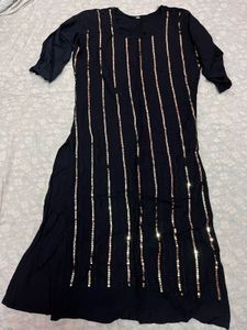 Shiny Black Kurta ✨