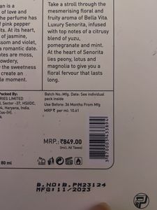 Bella vita Perfume