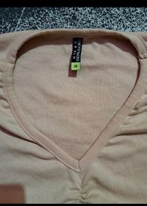 Women Nude Crop Top
