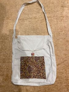 Handmade Floral Patchwork Tote Bag