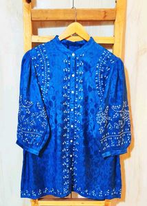 Embroidery Work Long Top Size-40