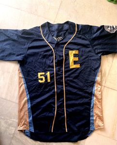 Blue Baseball Jersey - Number 51