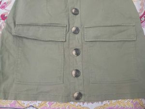 Olive Green Skirt