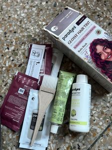 Paradyes Deep Red Hair Tint and free cherry coke t