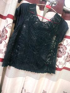Black Lace Top