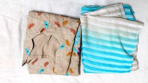 Embroidered Kurta With Dupatta
