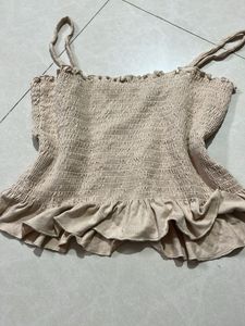 Cute Ruffled Crop Top
