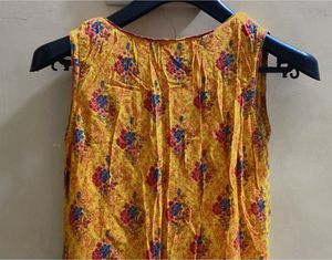 Yellow Floral Dress