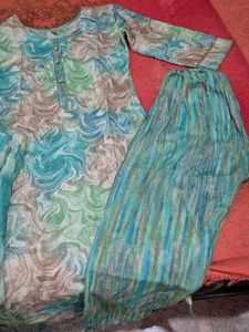 Kurti Set With Pant And Dupatta