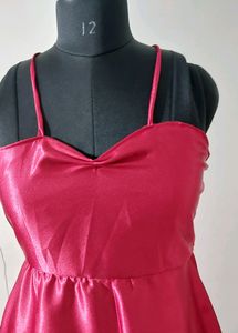 Hot Red Party Dress Size 28 To 39