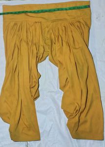 Orange Dark Patyali Suit Silk