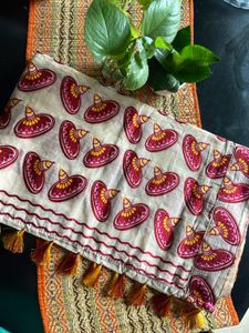 “Assamese Japi” Designed cotton Saree Brand New