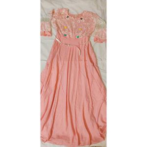 A Pink Long Frock