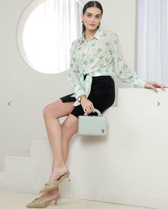Shein Floral Print Top