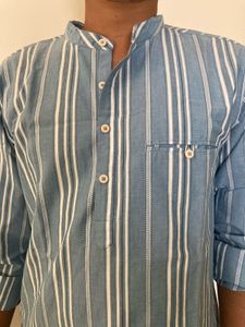 Chinese Collar Short Kurta