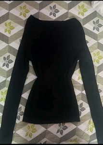 V neck bodycon sweater