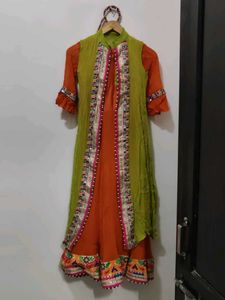 Round Kurti With Jacket
