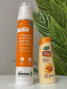 Derma Co Sunscreen &amp; Joy Lotion