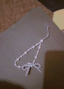 🤍Pintresty Type Pearl Beads Mobile Charm 🎀✨