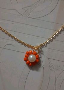 COMBO OF FLOWER LOCKET AND EARRING🧡🧡❤️❤️
