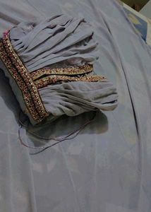 Grey Elegant Ethnic Anarkali