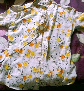 Beautiful White Shirt For Girls