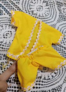Yellow Night Suit For Laddugopal.