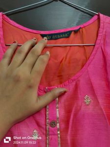 Zari Embroidery Royal Look Kurti Palazzo
