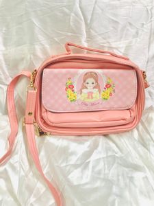 Cute Kawai Pink Sling Bag For Girls