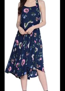 Floral Print Midi Dress