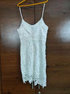 White Lace Mini Dress | Available for Just 350