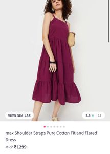 Max Purple Sleeveless Dress