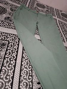 Green Casual Pants