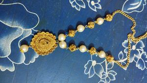 Necklace White 🤍 Golden Colour