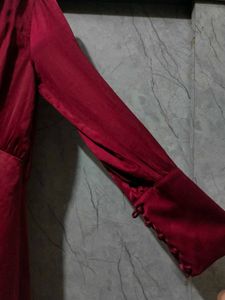 Wrap-Style Sheath Dress with Belt