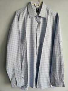 VAN HEUSEN BUISNESS Checked Pattern Shirt 42"