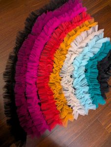 Littl Muffet rainbow Lehenga